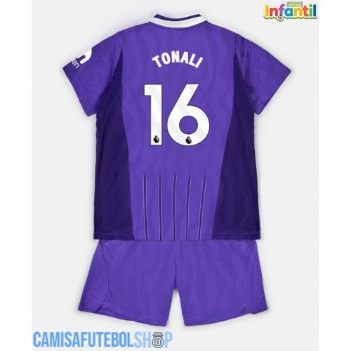 Camisa de time de futebol Tottenham Hotspur Sandro Tonali #16 Replicas 3º Equipamento Infantil 2026-27 Manga Curta (+ Calças curtas)